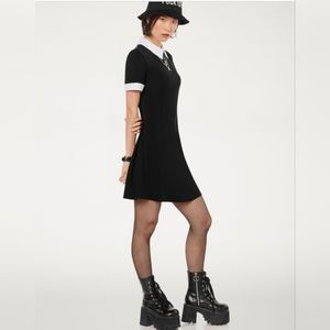 Spencer's black collared dress